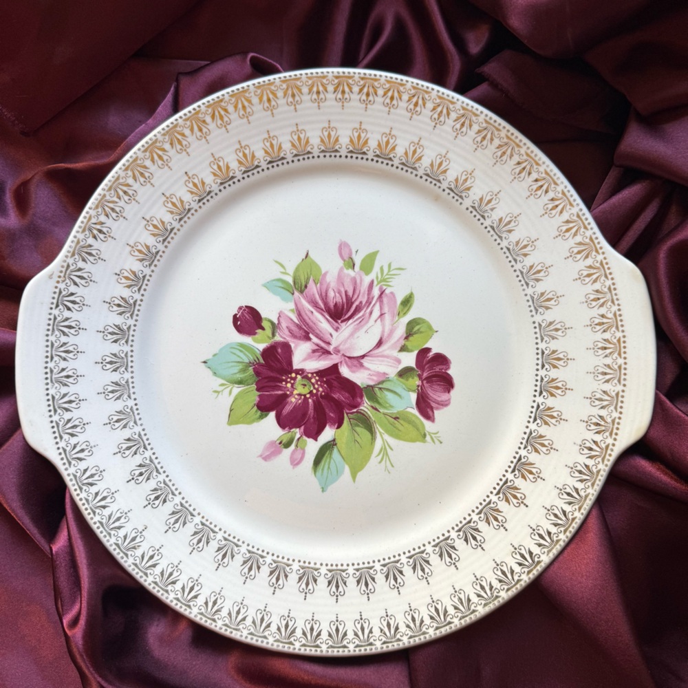 Triumph American Limoges “The Aristocrat" Platter w/22K Gold Vintage